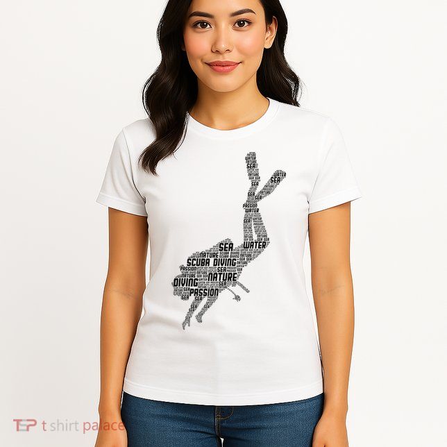 Scuba Diving Diver Dive Womens T-Shirt