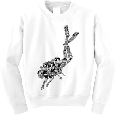 Scuba Diving Diver Dive Kids Sweatshirt