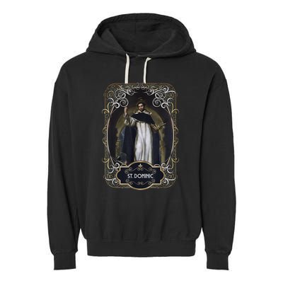 St. Dominic De Guzman Catholic Saint Garment-Dyed Fleece Hoodie