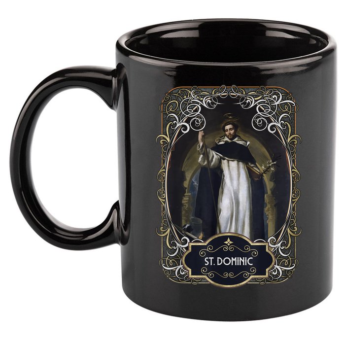 St. Dominic De Guzman Catholic Saint 11oz C Handle Ceramic Mug