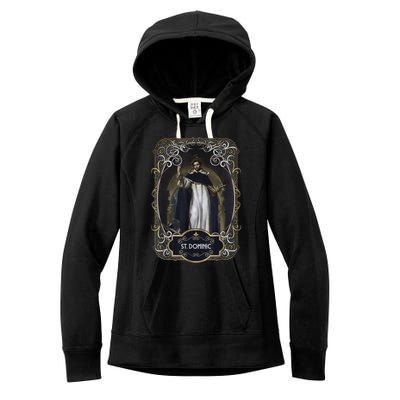 St. Dominic De Guzman Catholic Saint Women's Fleece Hoodie