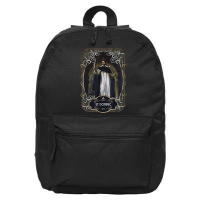 St. Dominic De Guzman Catholic Saint 16 in Basic Backpack