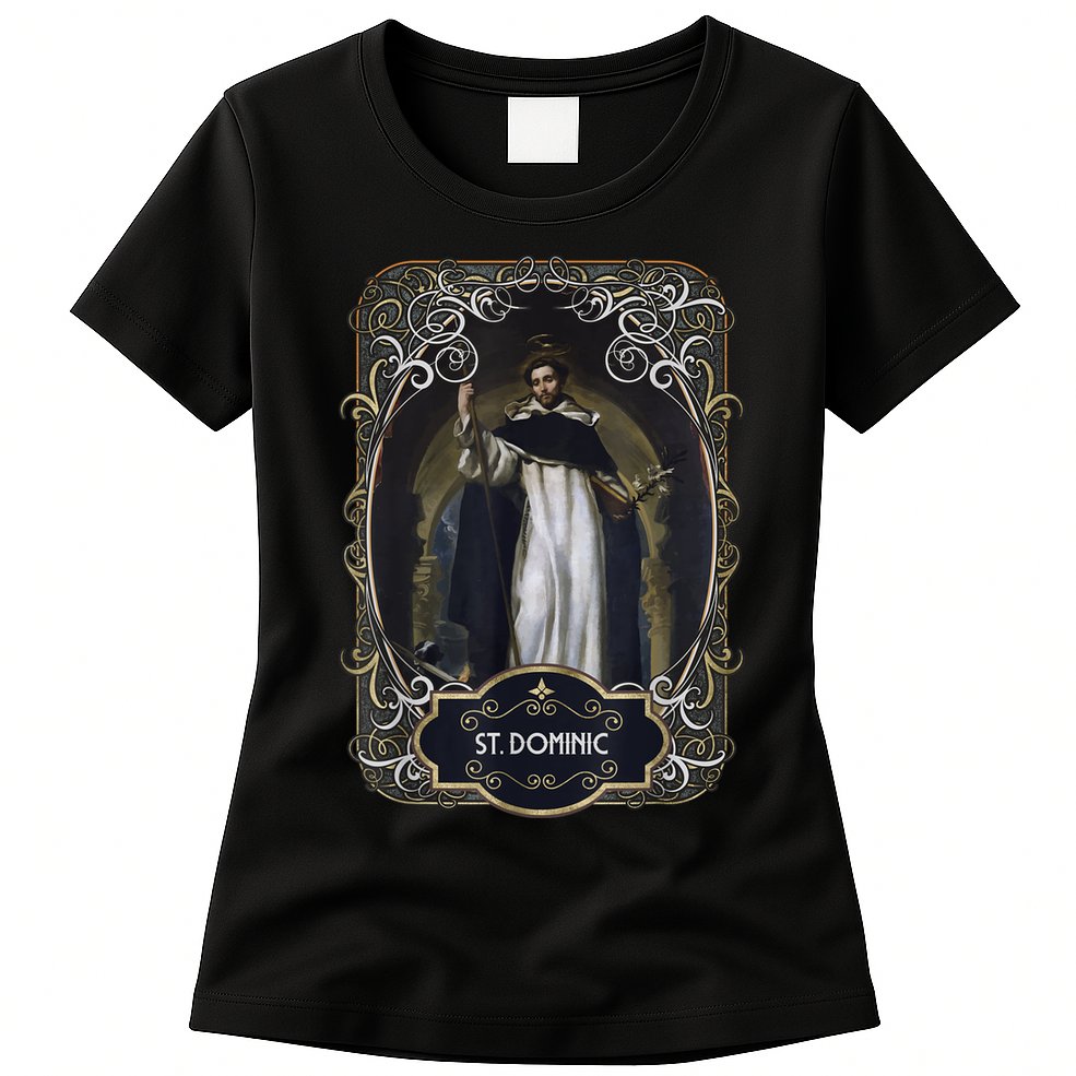 St. Dominic De Guzman Catholic Saint Womens T-Shirt