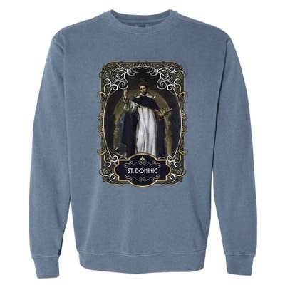 St. Dominic De Guzman Catholic Saint Garment-Dyed Sweatshirt