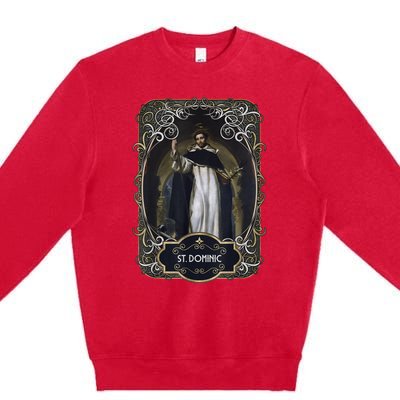 St. Dominic De Guzman Catholic Saint Premium Crewneck Sweatshirt