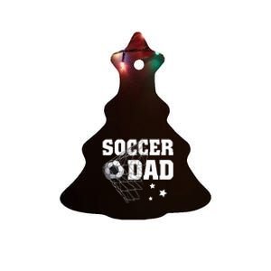 Soccer Dad Daddy Soccer Sport Lover Fan Ceramic Tree Ornament