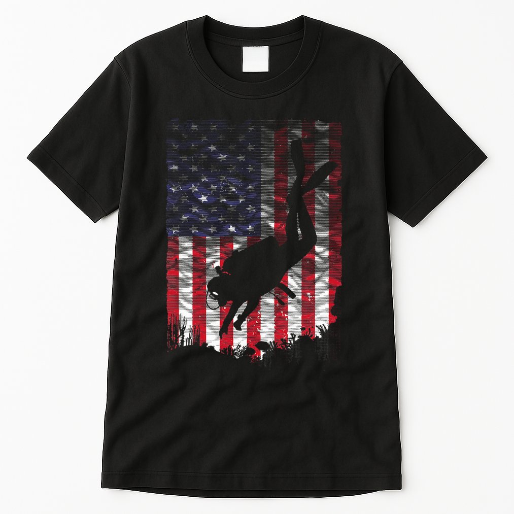 Scuba Diving Design Scuba Dive Coach Deep Sea Diver Tall T-Shirt