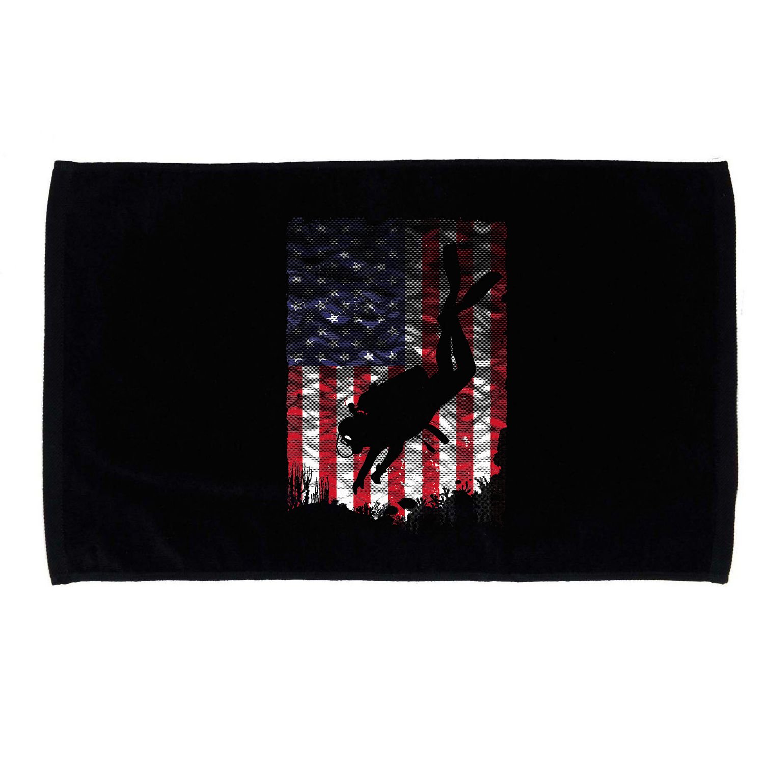 Scuba Diving Design Scuba Dive Coach Deep Sea Diver Microfiber Hand Towel