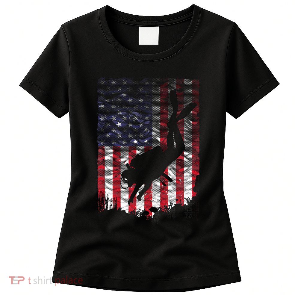 Scuba Diving Design Scuba Dive Coach Deep Sea Diver Womens T-Shirt