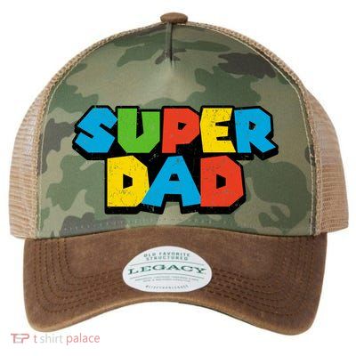 Super Daddio Dad Video Gamer Legacy Tie Dye Trucker Hat