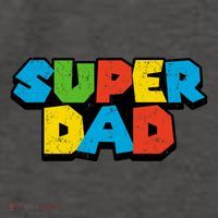 Super Daddio Dad Video Gamer Vector Backpack