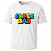 Super Daddio Dad Video Gamer Cooling Performance Crew T-Shirt