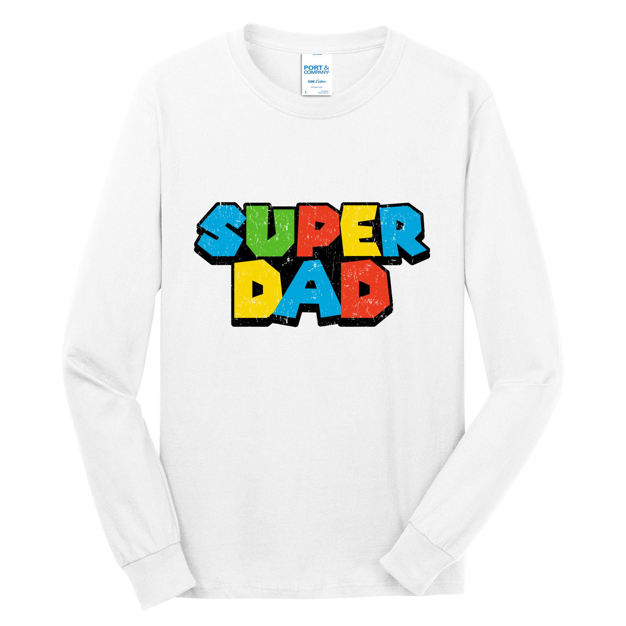 Super Daddio Dad Video Gamer Tall Long Sleeve T-Shirt