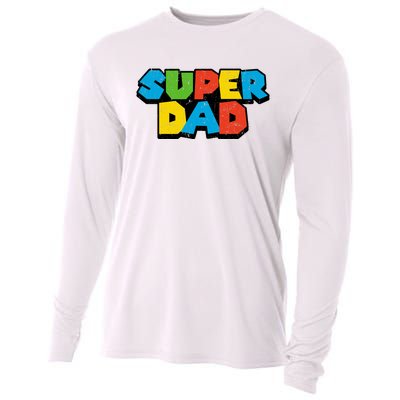 Super Daddio Dad Video Gamer Cooling Performance Long Sleeve Crew