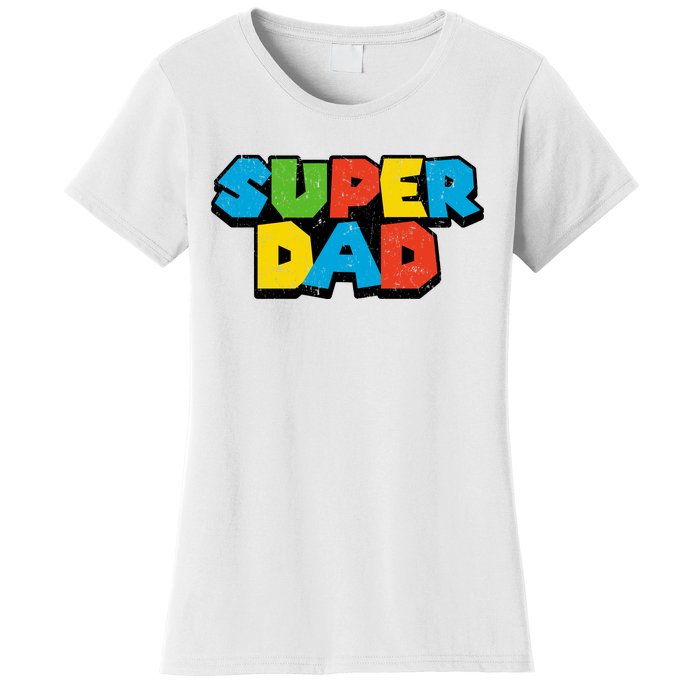 Super Daddio Dad Video Gamer Women's T-Shirt