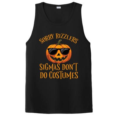 Sigmas Don’T Do Costumes Funny Halloween Spooky Pumpkin PosiCharge Competitor Tank