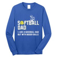 Softball Dad Definition Like A Baseball Dad Cute Gift Long Sleeve Shirt