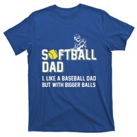 Softball Dad Definition Like A Baseball Dad Cute Gift T-Shirt