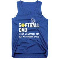 Softball Dad Definition Like A Baseball Dad Cute Gift Tank Top