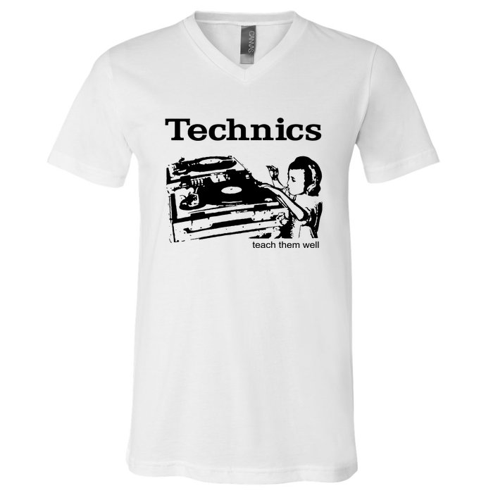 SL1210 DJ Decks V-Neck T-Shirt