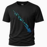 Scuba Diving Diver Cooling Performance Crew T-Shirt