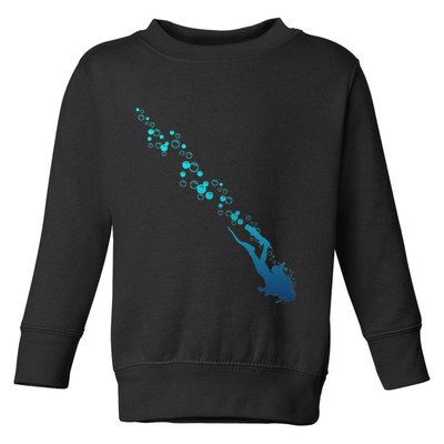 Scuba Diving Diver Toddler Sweatshirt