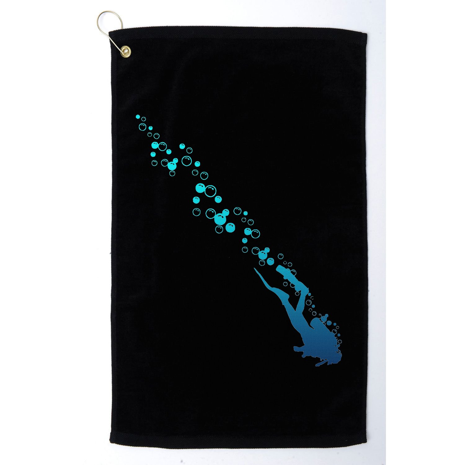 Scuba Diving Diver Golf Towel