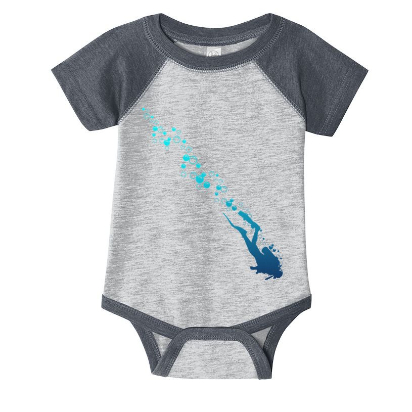 Scuba Diving Diver Infant Baby Jersey Bodysuit