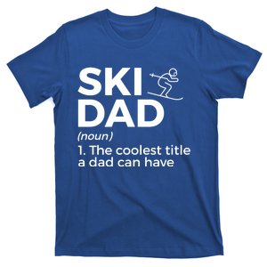 Ski Dad Definition Funny Skiing For Skiers Gift T-Shirt