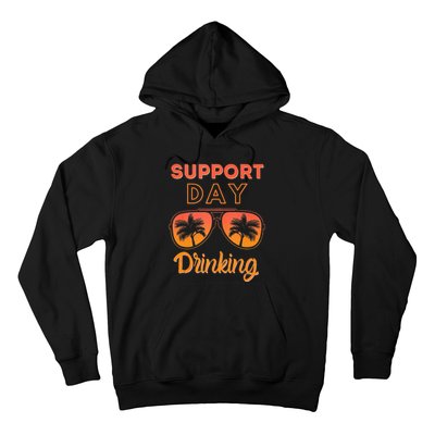 Support Day Drinking Funny Summer Beach Vacation Tank Top Hoodie