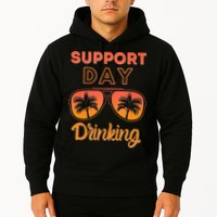 Support Day Drinking Funny Summer Beach Vacation Tank Top Hoodie