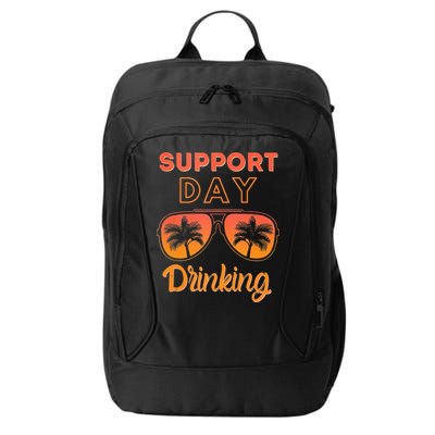Support Day Drinking Funny Summer Beach Vacation Tank Top City Backpack