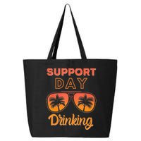 Support Day Drinking Funny Summer Beach Vacation Tank Top 25L Jumbo Tote