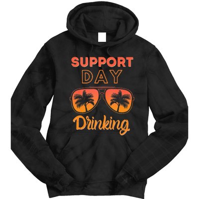 Support Day Drinking Funny Summer Beach Vacation Tank Top Tie Dye Hoodie