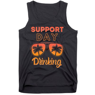 Support Day Drinking Funny Summer Beach Vacation Tank Top Tank Top