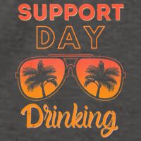 Support Day Drinking Funny Summer Beach Vacation Tank Top Vector Backpack