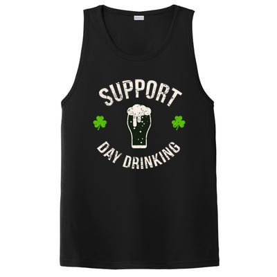 Support Day Drinking Funny Saint Pattys Gift PosiCharge Competitor Tank