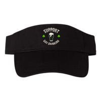 Support Day Drinking Funny Saint Pattys Gift Valucap Bio-Washed Visor