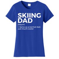 Skiing Dad Definition Funny Ski For Skiers Gift Women's T-Shirt