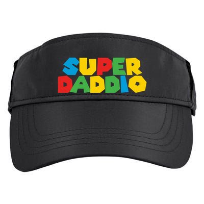 Super Daddio Dad Video Gamer Dad Fathers Day Funny Gift Adult Drive Performance Visor