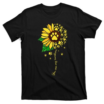 Sunflower Dog Doglover Pets Paw Apparel For Women Men T-Shirt