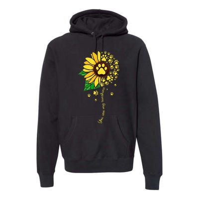 Sunflower Dog Doglover Pets Paw Apparel For Women Men Premium Hoodie