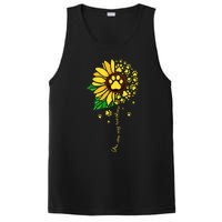 Sunflower Dog Doglover Pets Paw Apparel For Women Men PosiCharge Competitor Tank