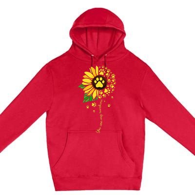 Sunflower Dog Doglover Pets Paw Apparel For Women Men Premium Pullover Hoodie