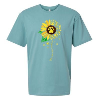 Sunflower Dog Doglover Pets Paw Apparel For Women Men Sueded Cloud Jersey T-Shirt