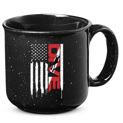 Scuba Diving Dive 15oz Campfire Ceramic Mug