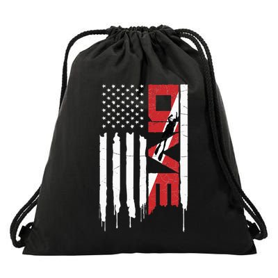 Scuba Diving Dive Drawstring Bag