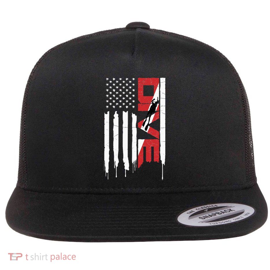 Scuba Diving Dive Flatbill Hat