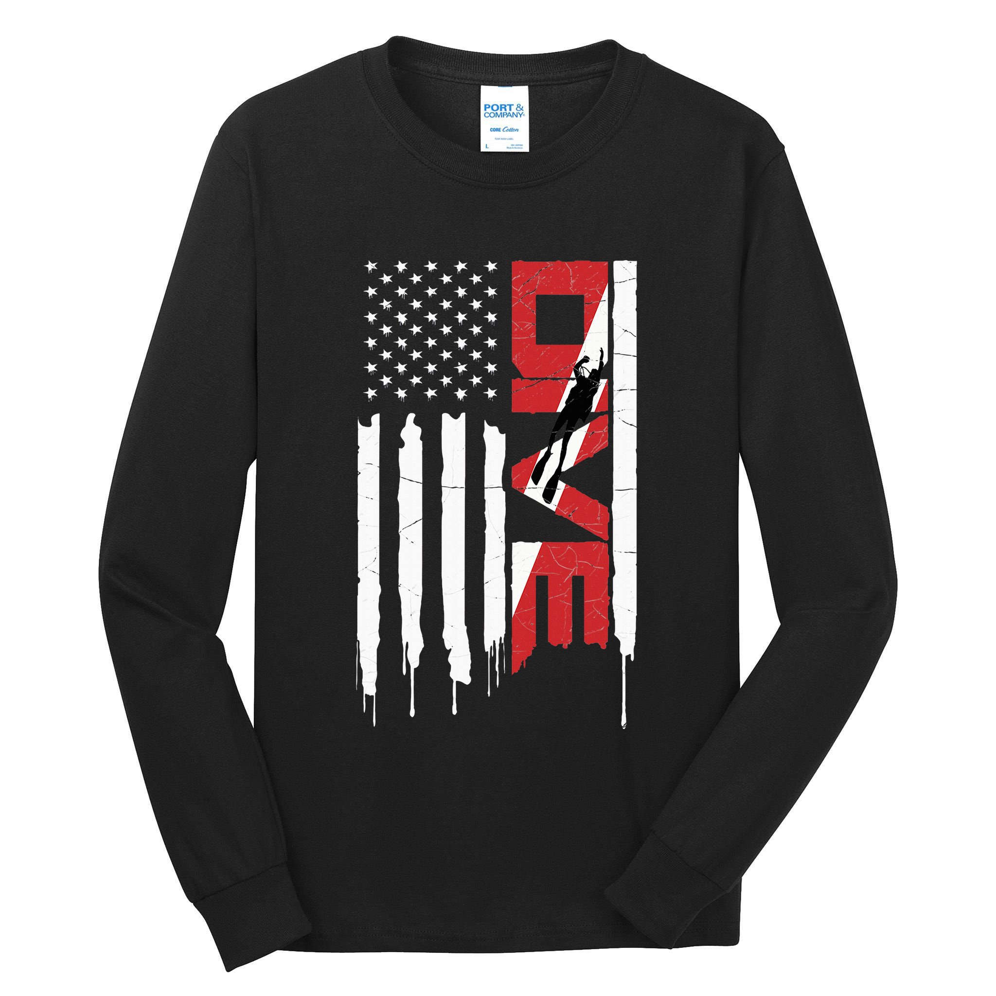 Scuba Diving Dive Tall Long Sleeve T-Shirt