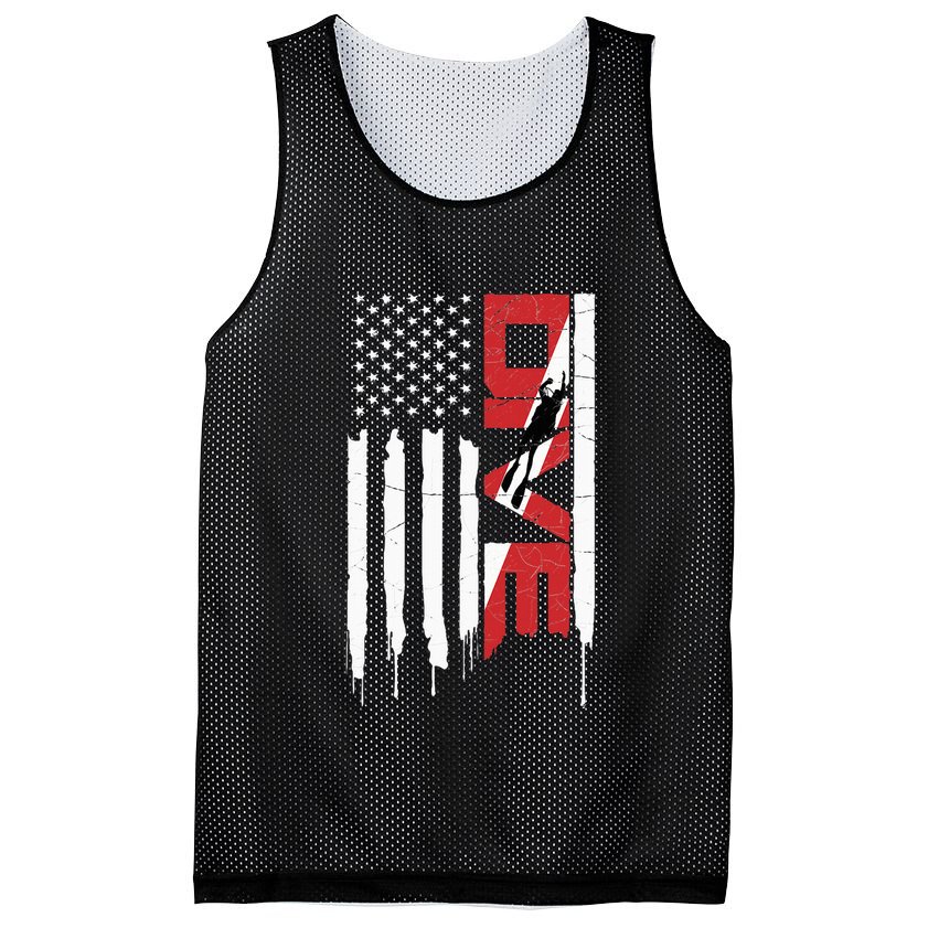 Scuba Diving Dive Mesh Reversible Basketball Jersey Tank